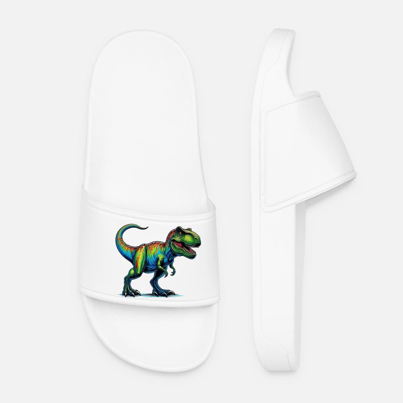Dinosaurier - Frauen Badelatschen - Weiß