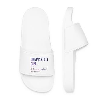 Gymnastics - Women’s Pool Sliders - white - Front