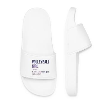 Volleyball Volleyball Volleyball - Women’s Pool Sliders - white - Front