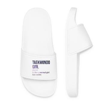Taekwondo Taekwondo Taekwondo - Women’s Pool Sliders - white - Front