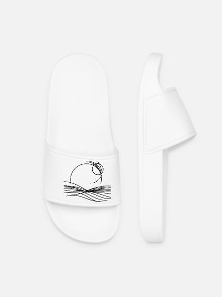 Haïku / Kigo / Kireji Design - Claquettes Femme - blanc