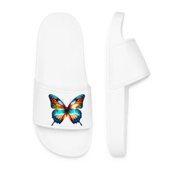 Butterfly - Women’s Pool Sliders - white - Front