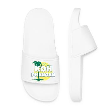 Palmier de pleine lune K8h Phangan - Claquettes Femme - blanc - Devant