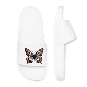 Papillon - Claquettes Femme - blanc - Devant