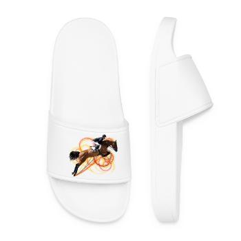 Galop de tourbillon de flammes - Claquettes Femme - blanc - Devant