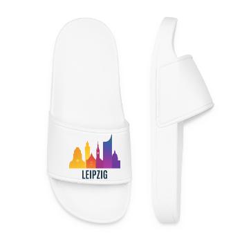 Leipzig Skyline Gradient - Women’s Pool Sliders - white - Front