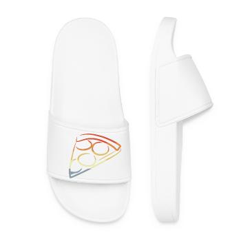 Pizza Retro Look - Women’s Pool Sliders - white - Front