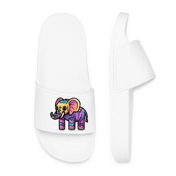 Elefant Halloween Zombie - Frauen Badelatschen - Weiß - Vorne