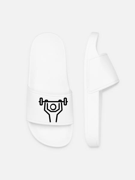 musculation - Claquettes Femme - blanc