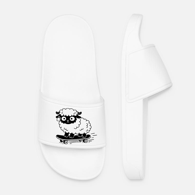 Sheep Skate - Frauen Badelatschen - Weiß
