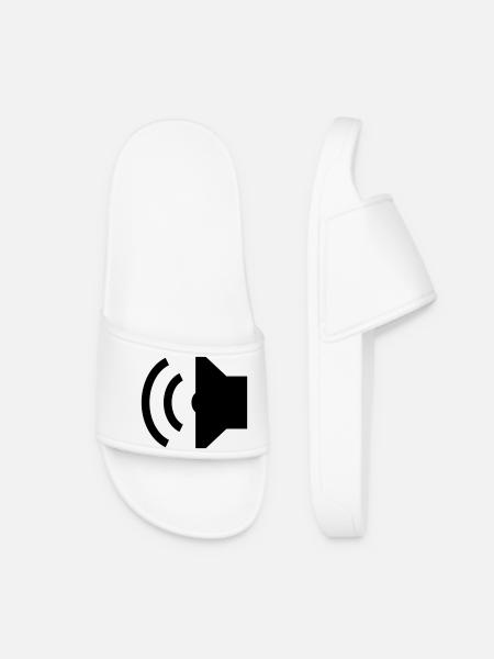 Speakers, Speakers - Women’s Pool Sliders - white