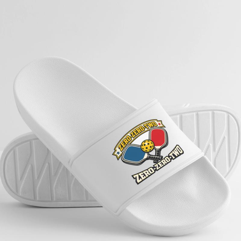 Zero-Zero-Two Paddle Ball Emblem Women’s Pool Sliders