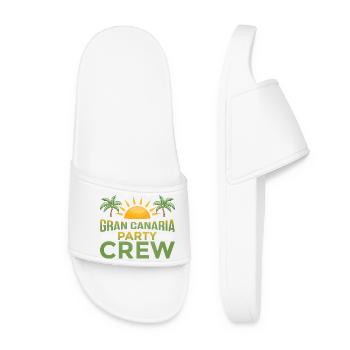 Gran Canaria Party Crew - Women’s Pool Sliders - white - Front