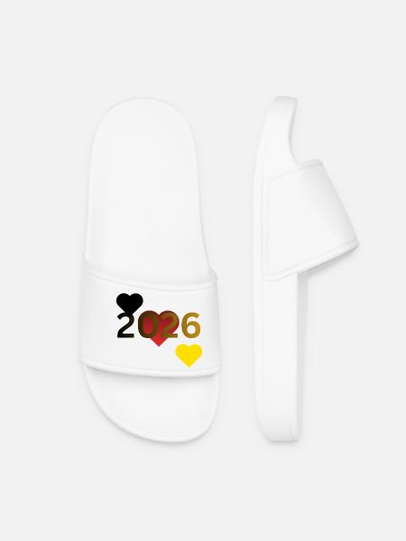 2026 Heart Fusion - Women’s Pool Sliders - white