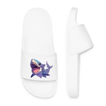 Sharks Shark - Women’s Pool Sliders - white - Front