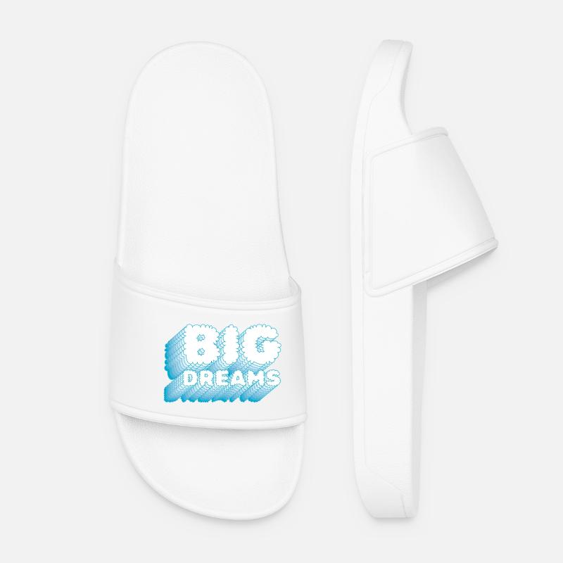 BIG DREAMS - Frauen Badelatschen - Weiß