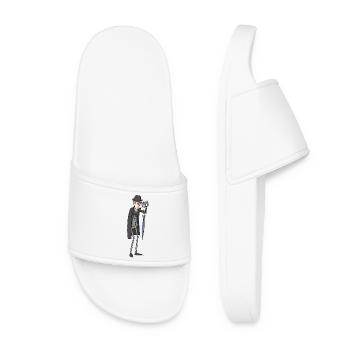 English businessman - Women’s Pool Sliders - white - Front