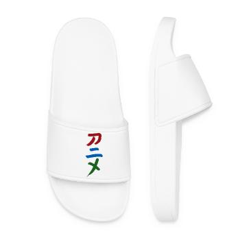 Anime - In Japanese - Women’s Pool Sliders - white - Front