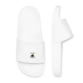 Born to drive tractor forced to go to school - Women’s Pool Sliders - white - Front