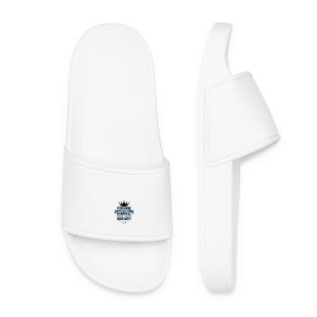 grand frere petite soeur2 - Claquettes Femme - blanc - Devant