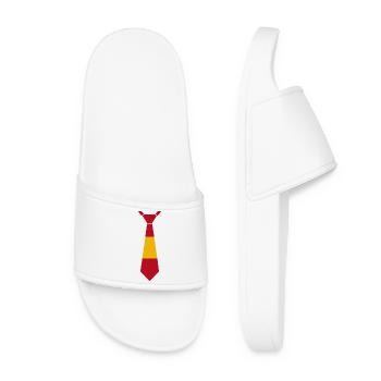 Conception de cravate de drapeau allemand - Claquettes Femme - blanc - Devant
