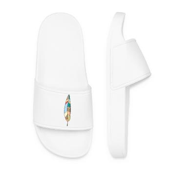 Plume - Claquettes Femme - blanc - Devant