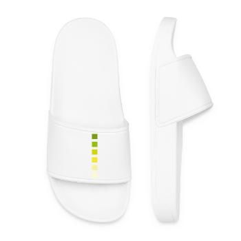 Stripe Colors - Women’s Pool Sliders - white - Front