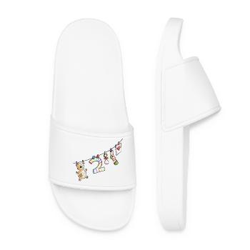 Deuxième anniversaire - Je suis déjà deux - cadeau - Claquettes Femme - blanc - Devant