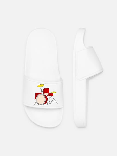 percussion - Claquettes Femme - blanc