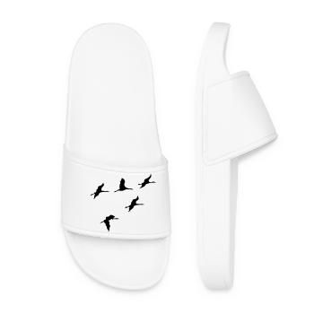 crane - Women’s Pool Sliders - white - Front