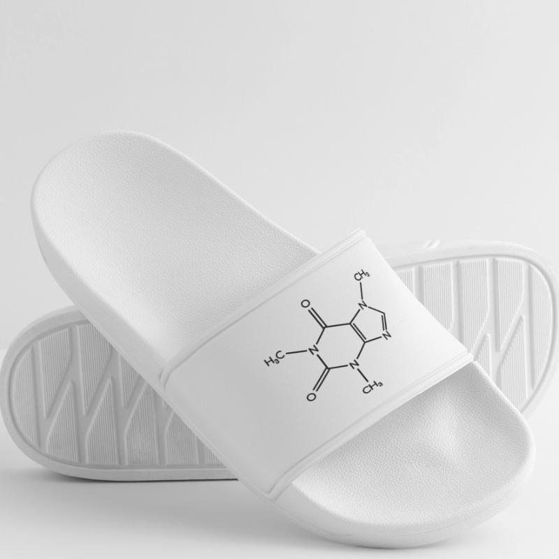 Molécule de caféine - Formule de structure Claquettes Femme