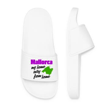 Majorque – ma deuxième maison - Claquettes Femme - blanc - Devant