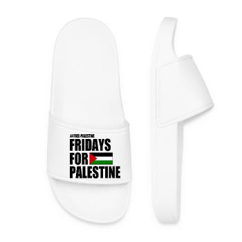 Free palestine fridays for palestine - Frauen Badelatschen - Weiß - Vorne