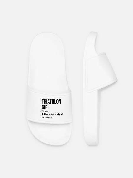 Triathlon Triathlon Triathlon - Claquettes Femme - blanc