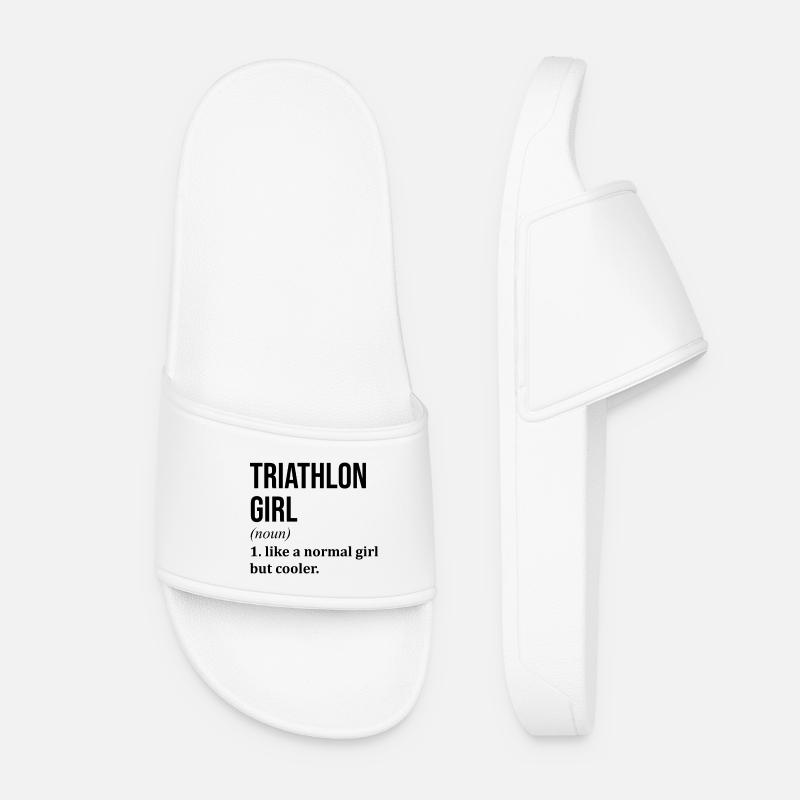 Triathlon - Women’s Pool Sliders - white