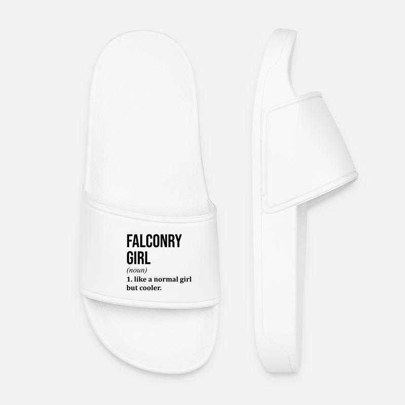 Falconry - Women’s Pool Sliders - white