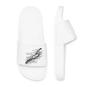 Croquis flottant - Claquettes Femme - blanc - Devant