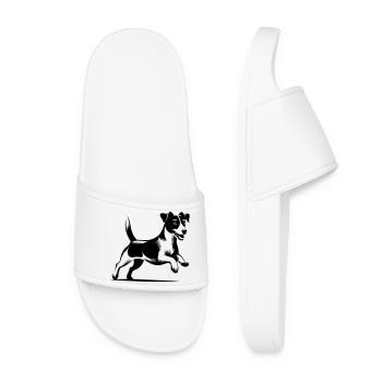 Jack Russell Terrier - Women’s Pool Sliders - white - Front