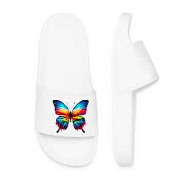 Papillon - Claquettes Femme - blanc - Devant