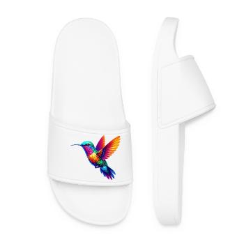 Kolibri - Frauen Badelatschen - Weiß - Vorne