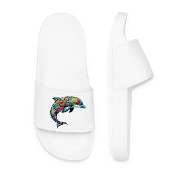 Dauphin - Claquettes Femme - blanc - Devant