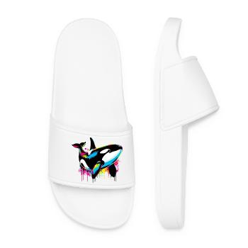 Killer whale - Women’s Pool Sliders - white - Front