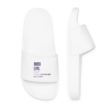 Judo Judo Judo - Women’s Pool Sliders - white - Front