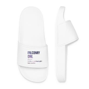 Fauconnerie Fauconnerie Fauconnerie Fauconnerie - Claquettes Femme - blanc - Devant