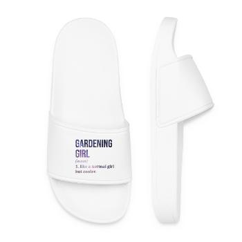 Gardener Gardener Gardener - Women’s Pool Sliders - white - Front