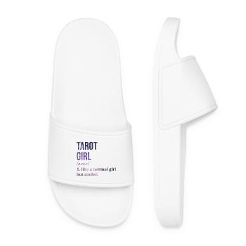 Tarot Tarot Tarot - Women’s Pool Sliders - white - Front