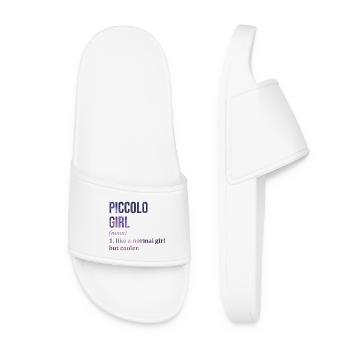 Piccolo - Women’s Pool Sliders - white - Front