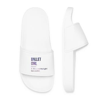 Ballet Ballet Ballet - Women’s Pool Sliders - white - Front