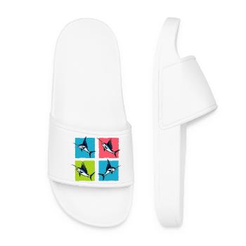 Swordfish - Women’s Pool Sliders - white - Front