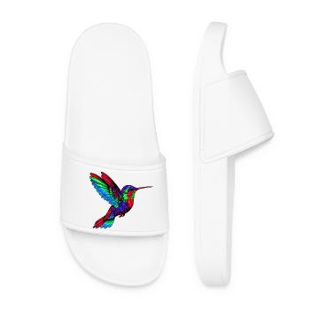 Kolibri - Frauen Badelatschen - Weiß - Vorne